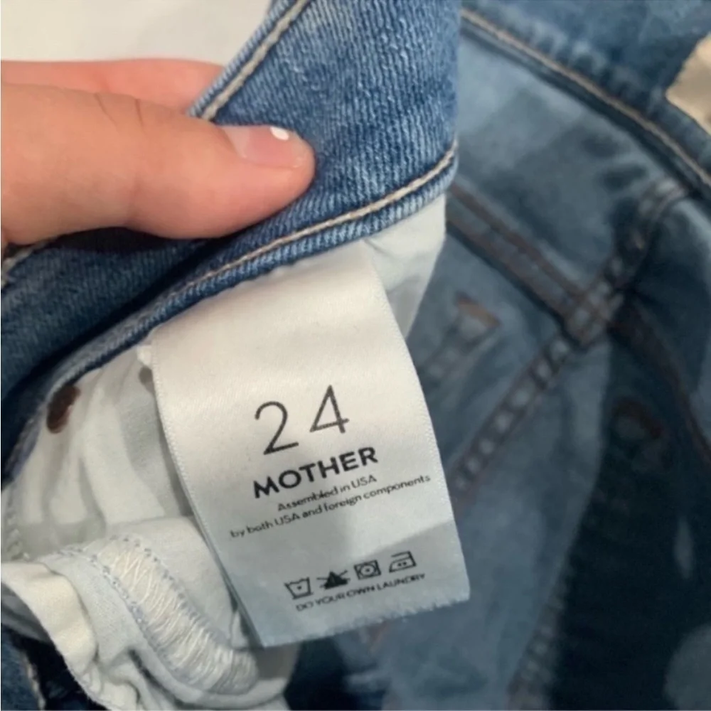 ✅ Mother Jeans Rascal Ankle Snippet in Wild at Heart